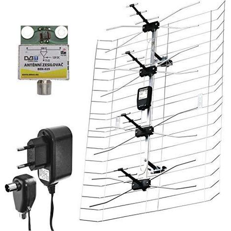 Emos ASP-25 antenne TV extérieure amplifiée Full HD