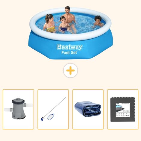 Bestway Bestway Fast Set Ronde - 244x61 cm - 5-pièces S217 (1/5)