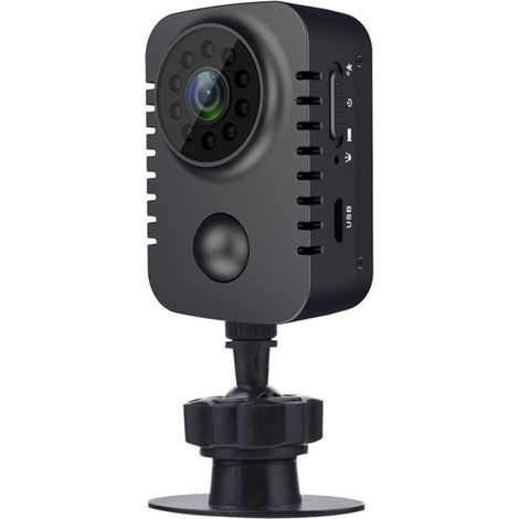 Mini caméra corporelle 1080p Full HD, sécurité, poche, vision nocturne, détection de mouvement, petit caméscope pour voiture, enregistreur vidéo PIR en veille (1/5)