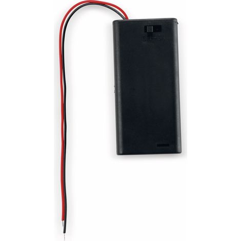 2x AA-Batteriekorb mit Kabel und Schalter 12443 (1/2)