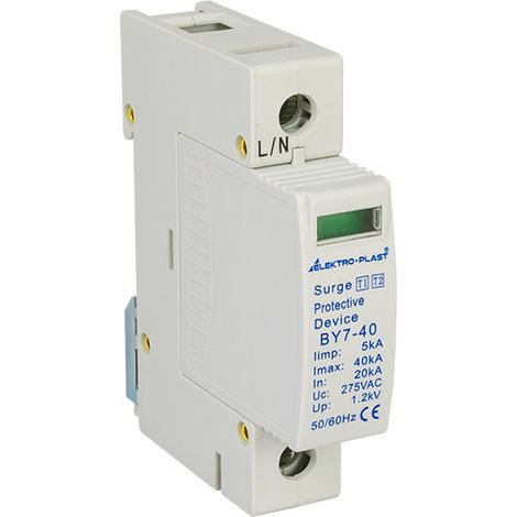 Scaricatore di sovratensione B+C 1P (T1+T2 AC) BY7-40/1-275 (1/4)
