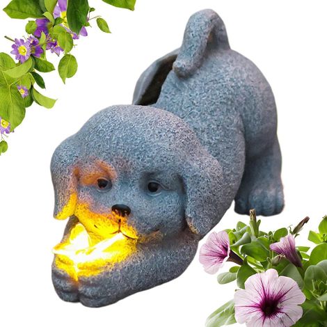 Hundestatue Gartendekoration wetterbeständiges realistisches