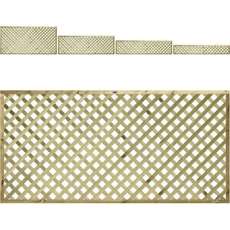 Premier 6ft x 3ft URBAN Diamond Trellis Panel