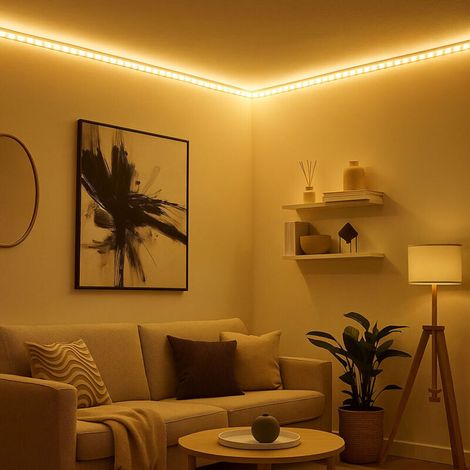 – Ruban LED dimmable 300 cm – Blanc chaud 2700-6500K – 33W 3180lm – Autocollant pour éclairage décoratif (1/5)
