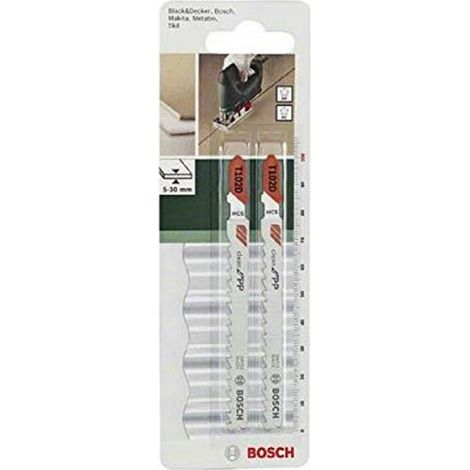 Set de 2 lames de scie sauteuse T102D