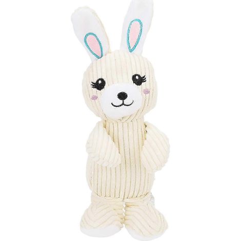Peluche Lapin pour Chien, Jouet Amusant et Résistant aux Morsures, Jouet en Peluche Couinant pour Chiens et Chiots (1/3)