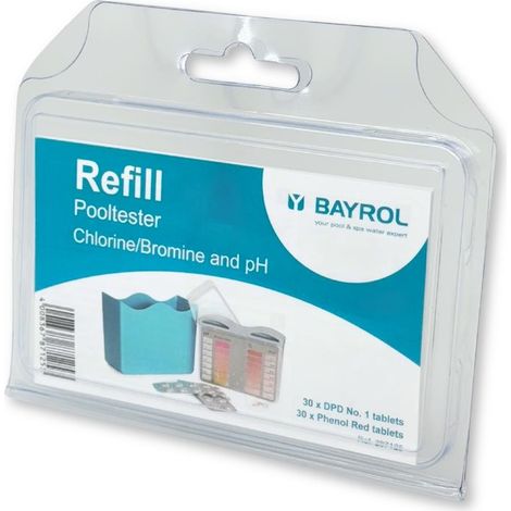 Bayrol Pool-Tester Nachfüllpackung Chlor/Brom/pH