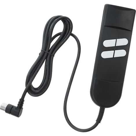 Kit de remplacement pour la commande de fauteuil inclinable électrique (télécommande à 4 boutons), compatible avec un lot de 3 fauteuils réglables en hauteur. (1/5)