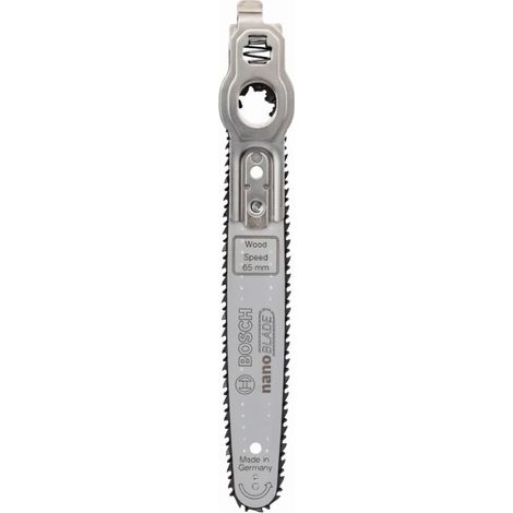 Bosch – Lame de scie à main 65 mm – Pour bois, PVC, verre acrylique – Profondeur de coupe 65 mm – Système SDS pour changement rapide