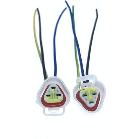 Connecteur de feu arrière pour moto Huanglong 600, câble de connexion pour connecteur de frein 3 broches pour scooter électrique Niu, alimentation étanche et non destructive -- JB1204-3P