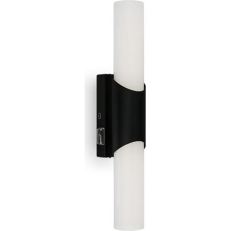 LED Badleuchte, schwarz, LED/7W (1/5)