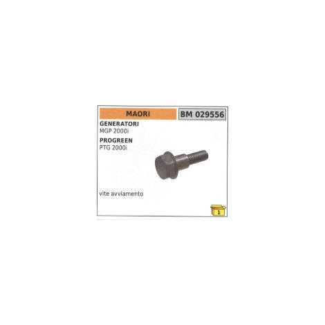 Tornillo de arranque MAORI MGP 2000i progreen PTG 2000i código 029556