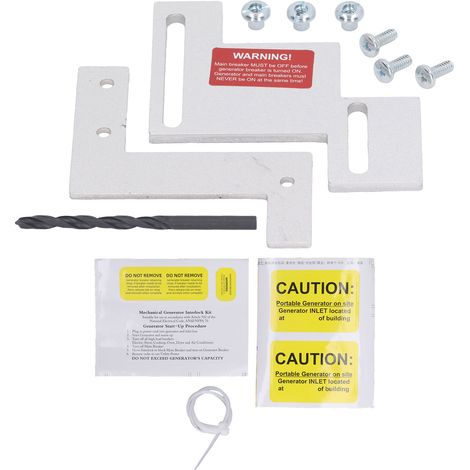 Generator-Verriegelungssatz, 1-1/4" bis 1-1/2" Abstand, für Cutler Hammer Challenger 150A 200A Schaltschränke (1/5)