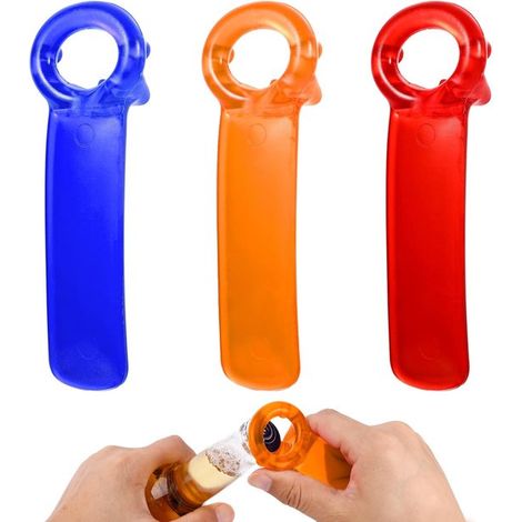 Lot de 3 ouvre-bocaux – Antidérapants – One touch – Personnes âgées et mains faibles (1/5)