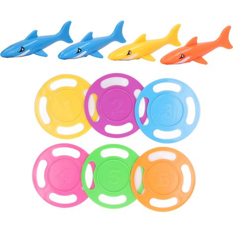 Jouets de piscine pour enfants, kit de plongée sous-marine en plastique pour natation, ensemble de jeux aquatiques (1/5)