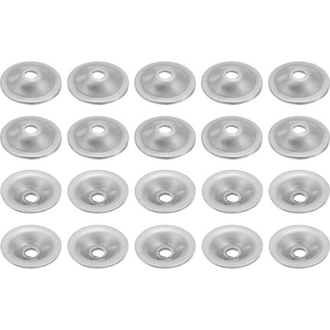 16 Pcs M5 Rondelles Inox 1.3x25mm Acier Inoxydable 304 Rondelle d'Arbre pour Meuleuse d'Établi, Polisseuse à Brosse Métallique, Argenté (1/5)