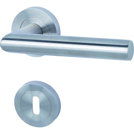 acier inoxydable Poignée de porte Doha – Garniture à rosace différentes versions, 88024900