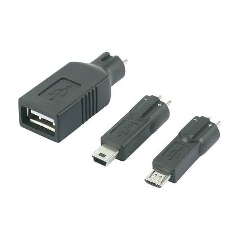 Lot d'adaptateurs USB pour les chargeurs Voltcraft S95449 (1/3)