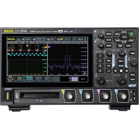 Oscilloscope digital Rigol dho914 125 MHz 1,25 GSa/s (1/3)