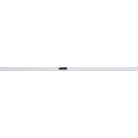 Tringle à Rideau - GAROSA - Télescopique - Extensible 55-90cm - Installation sans Perçage - Max 1kg (1/4)