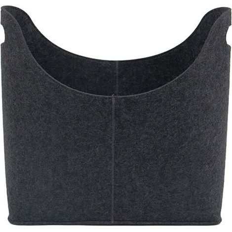royaluxe - Panier à Bûches Carré en Feutre avec 2 Poignées - Sac de Rangement Pliable pour Bois de Cheminée Sac polyvalent pour les courses et les loisirs 1 pièce (1/3)