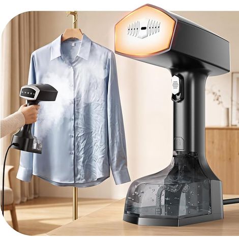 Garment Steamer, 40 g/min, 2-in-1 Iron, 350 ml Tank (1/5)