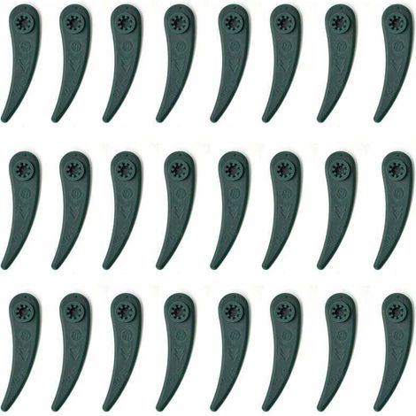 Lot de 24 lames de rechange en plastique pour coupe-bordures Bosch Durablade Art 23-18 LI Art 26-18 LI (1/4)