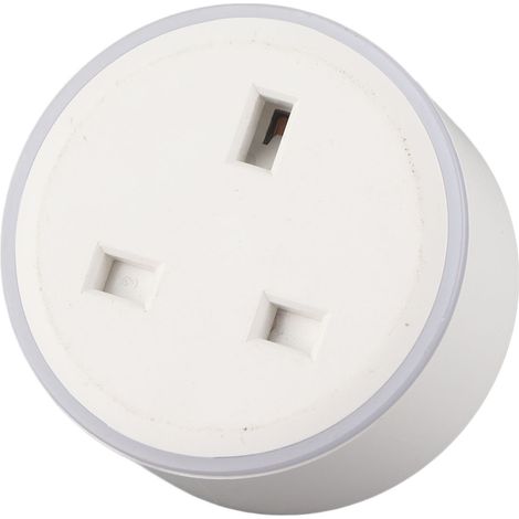 Miniature LED Smart Socket Wifi RGB Dimming Receptacle Cell Phone Timing Remote Control Outlet 230V UK Plug (1/5)