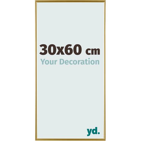 yd. - Cadre photo 30x60 - Or - Plastique - Evry