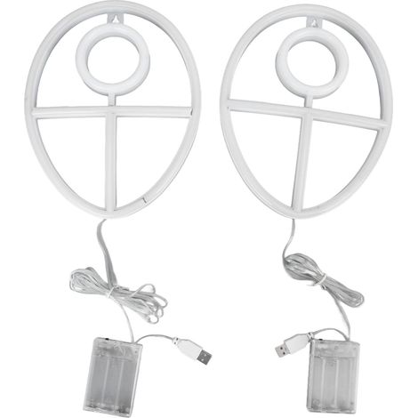 Lumière néon style punk cadeau pour chambre d'enfant, lumières LED, à suspendre au mur, décoration de fête à domicile (1/5)