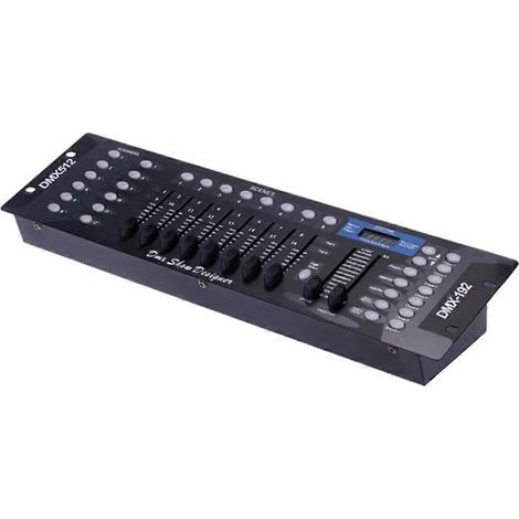DMX-Controller mit 192 Eingängen für Bühnenbeleuchtung, DJ-Equipment, DMX-Konsole für LED-PAR-Scheinwerfer, Moving-Head-Scheinwerfer, Laser, EU-Stecker (1/5)