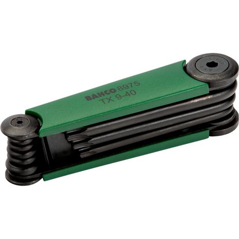 Satz von Schlüsseln bahco Set of 8 grün Stahl phosphat (1/3)