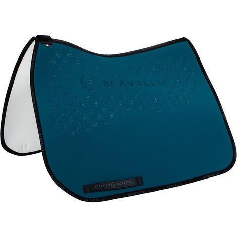 ACAVALLO Sottosella PETROLIO NERO DS CW-CS elastan bamboo grip silicone (1/3)