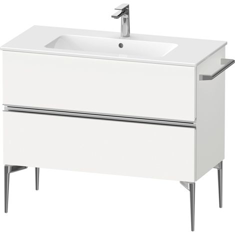 Duravit Sivida Waschtischunterbau, 2 Schubkästen, Griffleiste (1/5)