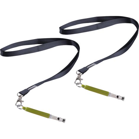 2 sifflets ultrasoniques pour chien, réglables, avec cordon, dressage au rappel et contrôle des aboiements (1/5)