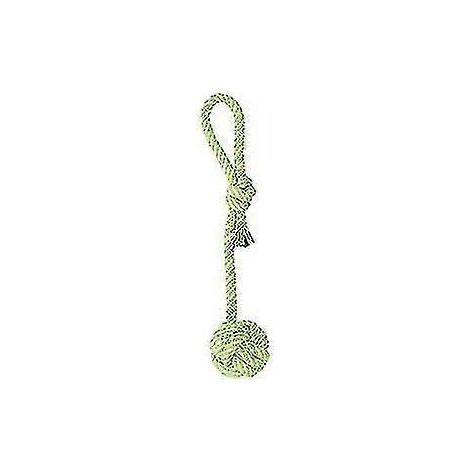 Jouet pour chiot en coton tressé, forme corde à mâcher, nœud, nouveau dessin à la main (1/5)