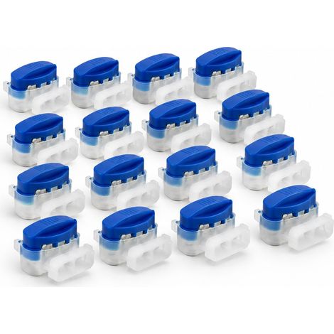 Lot de 20 Connecteurs Étanches pour Câbles – Plastique Résistant – 0,5 à 1,5 mm² – Idéal Tondeuse et Extérieur (1/5)