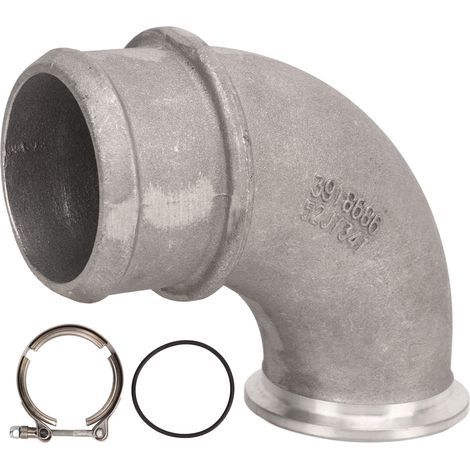 Akozon Turbocompresseur Outlet ELBOW Aluminium ALLIAGE FIABLE ROPIGE TURBO TURBO TURBE ELBOW AIR TRANSFERT. (1/5)