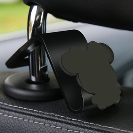 (Exclusivité Asie du Sud-Est) Lot de 3 crochets pour dossiers de sièges arrière de voiture, accessoires mignons et multifonctionnels (lot de 3, prix : 1,8) Minnie (1/5)