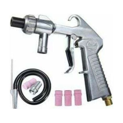 Sableuse pneumatique, pistolet de sablage, sableuse pneumatique, + 4 x buses céramiques 4/5/6/7 mm