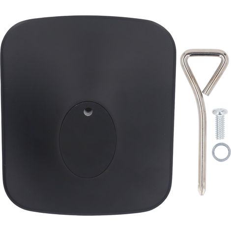 Support d'enceinte en métal antidérapant, réduction des vibrations, support de bureau pour enceintes sans fil HiFi KEF LSX II, noir (1/5)