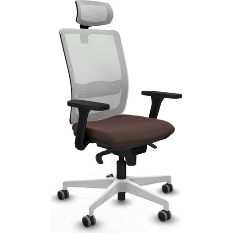 Chaise piqueras y crespo Haches blanc maille cuir synthétique (1/2)