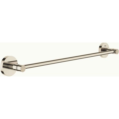 Grohe Essentials Barre porte-serviettes en métal avec fixations cachées, Nickel (40688BE1) (1/2)