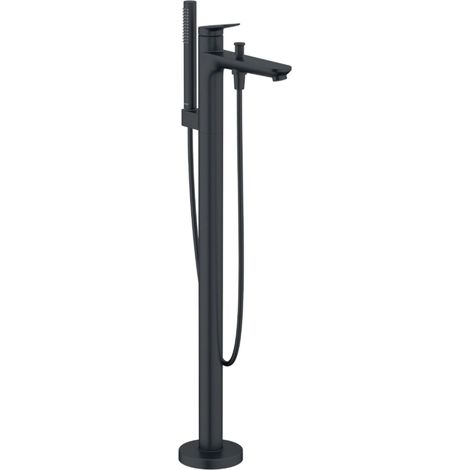 Duravit Wave mezclador monomando de suelo para bañera, proyección (1/2)