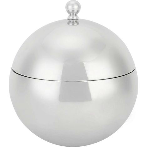 Seau à glaçons en acier inoxydable à double paroi isolante, tonneau à vin champagne avec couvercle pour mariages et fêtes (1/5)