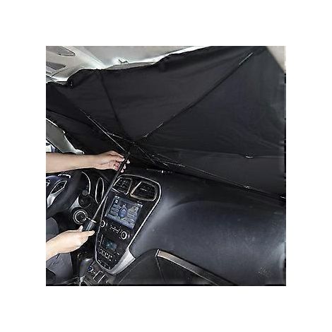 Sonnenschutz für die Windschutzscheibe, praktischer, faltbarer UV-Schutz-Sonnenschutz für die meisten Autos, universell passend für die Windschutzscheibe, 140 x 80 cm
