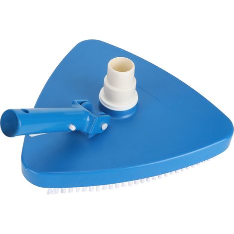 Brosse de nettoyage portable lestée pour aspirateur de piscine, forme triangulaire, avec accessoires (1/5)