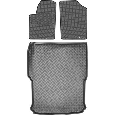 Set Citroen Berlingo I Kombivan dal 1997 al 2010 - tappetini in gomma per auto + tappetino per bagagliaio (1/5)