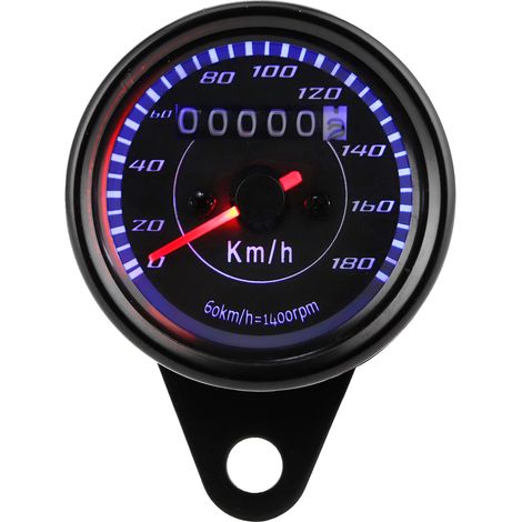 Compteur de vitesse Moto 12V Tableau de bord avec Éclairage LED Accessoires pour CG125 (1/5)