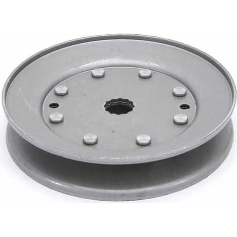 Poulie pour AYP gorge en V. N° 153532. Ø 122 mm. Larg 24,6 mm (1/4)
